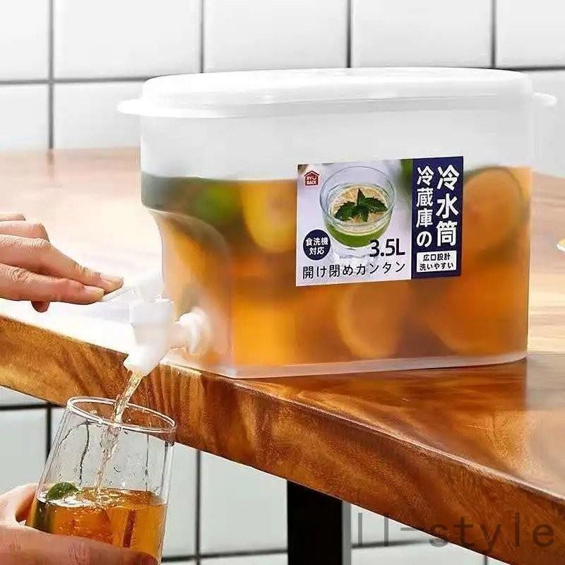 冷蔵庫の冷水筒 横置き 蛇口付き ウォーターサーバー 3.5L 洗い 冷蔵庫の冷水筒 横置き 蛇口付き ウォーターサーバー 3.5L 洗い