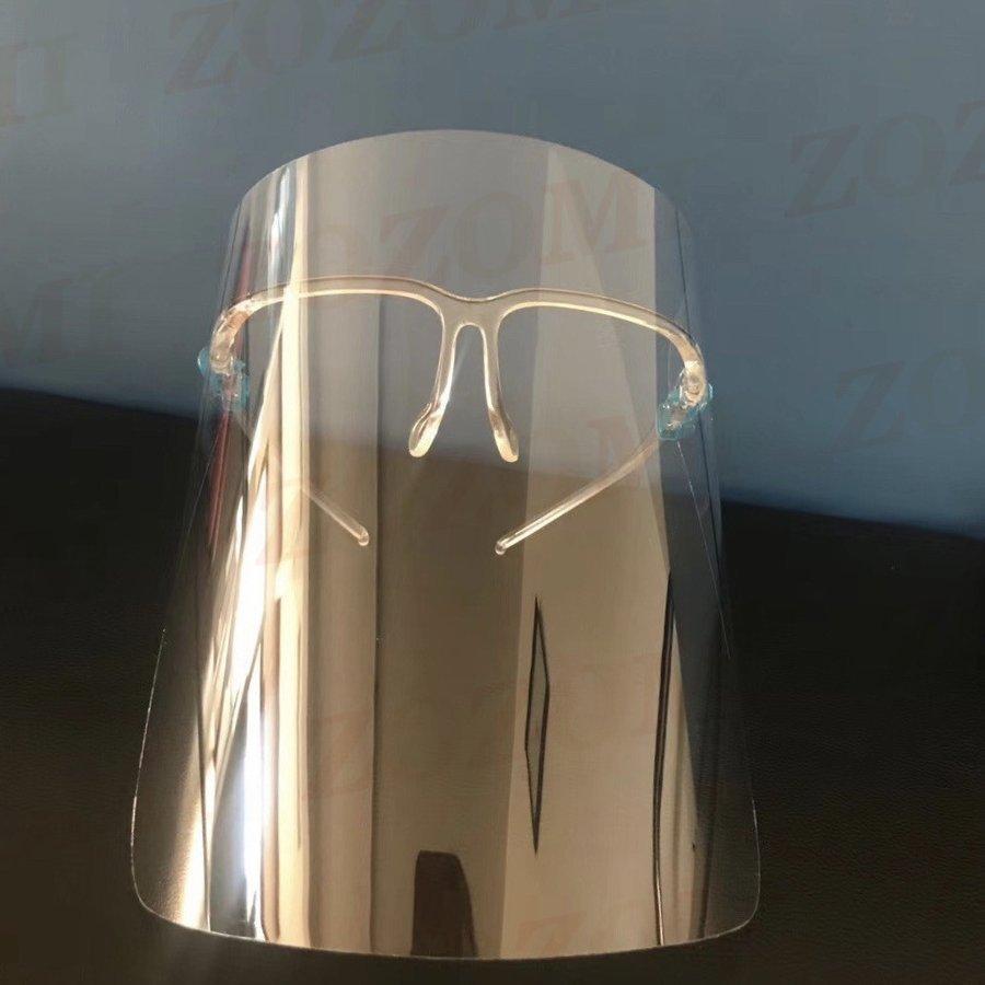 最大80％オフ フェイスシールド フェース シールド交換用 300枚 メガネ型 フェイスガード 透明シールド ガード 顔面保護マスク フェイスカバー 透明マスク