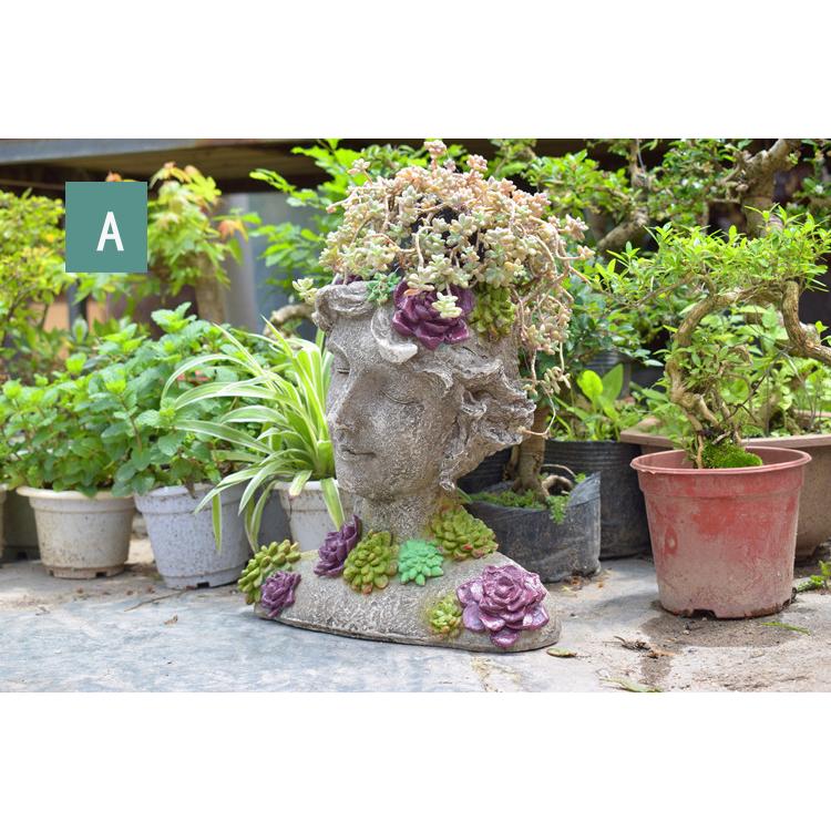 植木鉢 プランター フラワーポット 鉢植え 栽培 北欧風 キャラクター 人物 可愛い 多肉 多肉植物 ガーデニング 玄関飾り 観葉植物 ギフト プレゼント Nn0023 Kklife 通販 Yahoo ショッピング