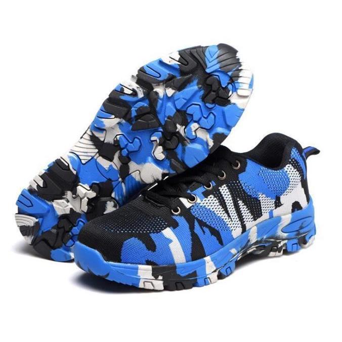 作業靴 安全靴 メンズ つま先鋼先芯 ワークシューズ 迷彩柄 通気性 軽量 作業スニーカー 安全スニーカー おしゃれ 輝い