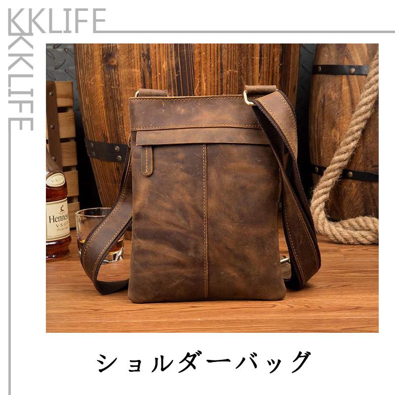 超安い ショルダーバッグ メンズ ポシェット ビジネスバッグ 斜め掛け 男性用 ビジネス 上層馬革 レザー 本革 真皮 ビンテージ 高級感満載 販売の専門店 Www Superavila Com