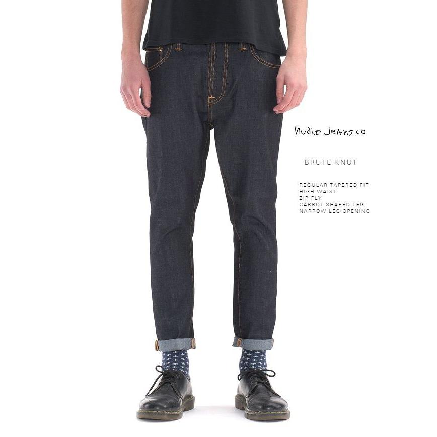 ヌーディージーンズ　NudieJeans　BRUTEKNUT　ブルートクヌート　DryNavyComfort　L28　デニム　北欧　スウェーデン｜kkp