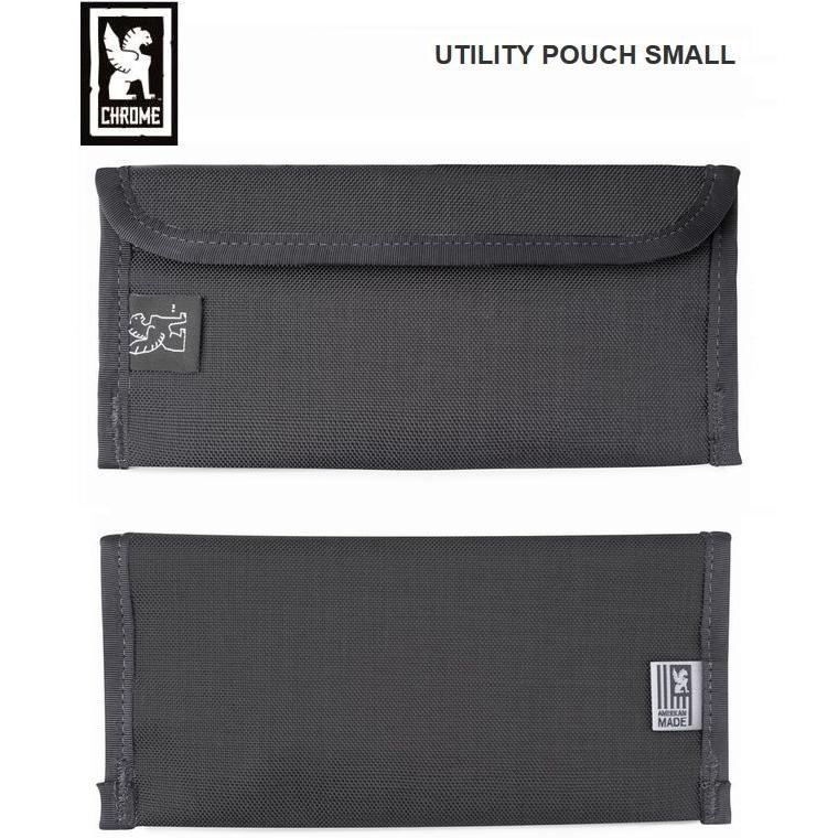 CHROME　クローム　UTILITY-POUCH　ユーティリティポーチ　スモール　ブラック　小物入れ｜kkp