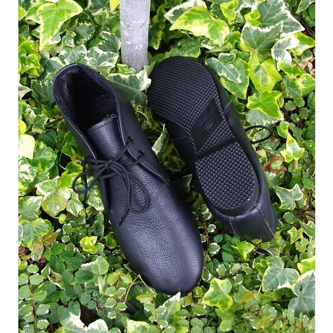 CROWN　クラウン【2EYELET.JAZZ.SHOES/ミッドカットジャズシューズ】BLACK/ブラック【英国製】｜kkp｜02