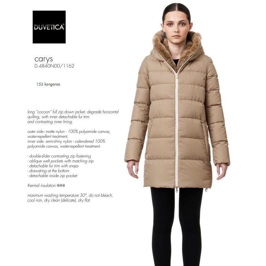 DUVETICA DUVETICA デュベティカ 秋冬 カリス ラビットファー DUVETICA DUVETICA デュベティカ 秋冬 カリス ラビットファー