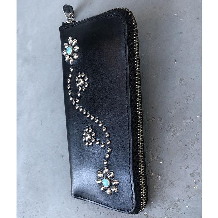 HTC HTC #125 TQ フローラル ターコイズ 別注 ジッパー ラージ