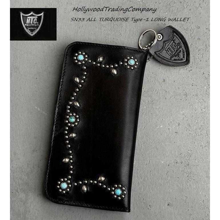 HTC 折り財布 BLACK×SILVER×TURQUOISE HTC 折り財布 BLACK×SILVER×TURQUOISE HTC Pouch Wallet #125