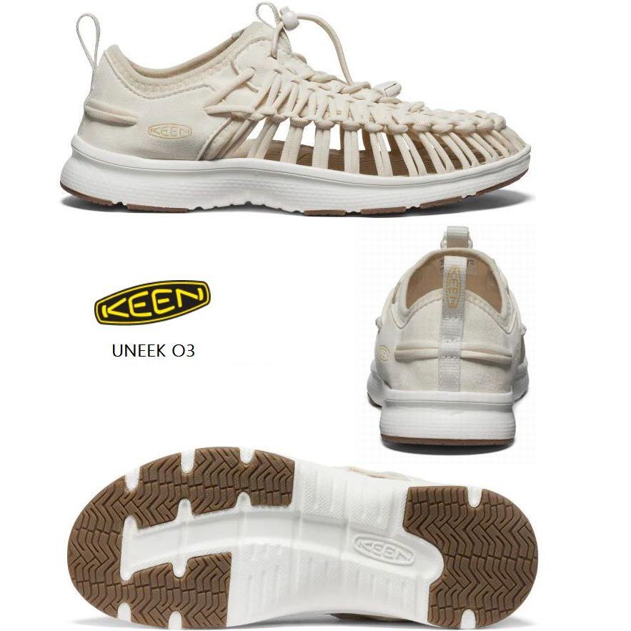 KEEN KEEN キーン ユニーク UNEEK O3 Birch/StarWhite 2本の紐とソール