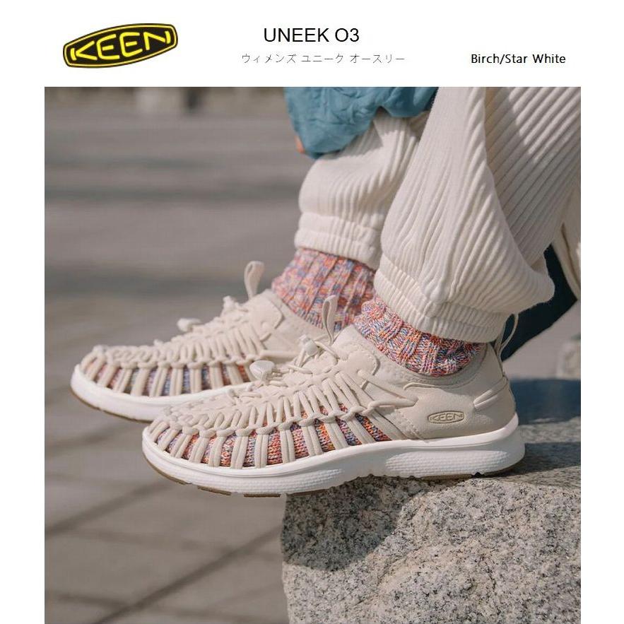 KEEN KEEN キーン ユニーク UNEEK O3 Birch/StarWhite 2本の紐と