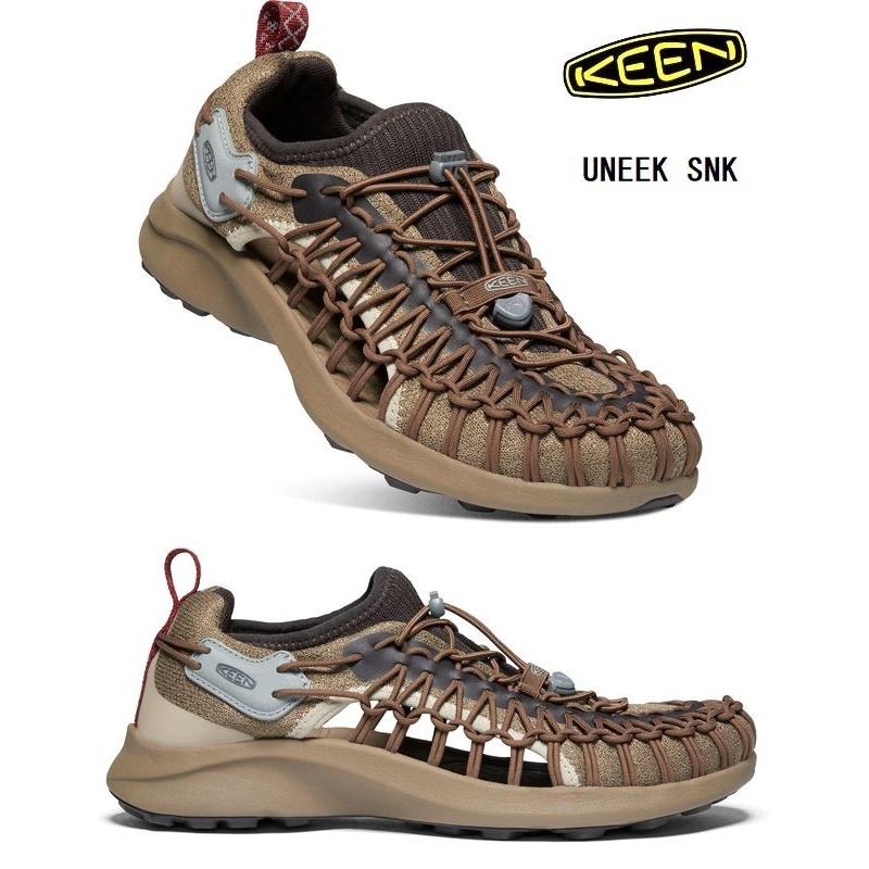 KEEN　キーン　ユニーク　スニーク　ミーンズワイル　日本限定モデル　MEANSWHILE　スニーカー　メンズ　2本の紐とソールから作られた22世紀のシューズ｜kkp