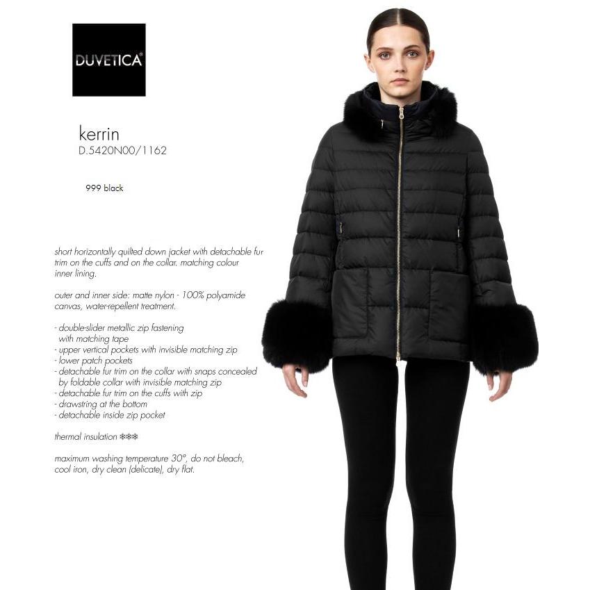 DUVETICA DUVETICA デュベティカ 秋冬 KERRIN ケリン BlackFox DUVETICA DUVETICA デュベティカ 秋冬 KERRIN ケリン BlackFox