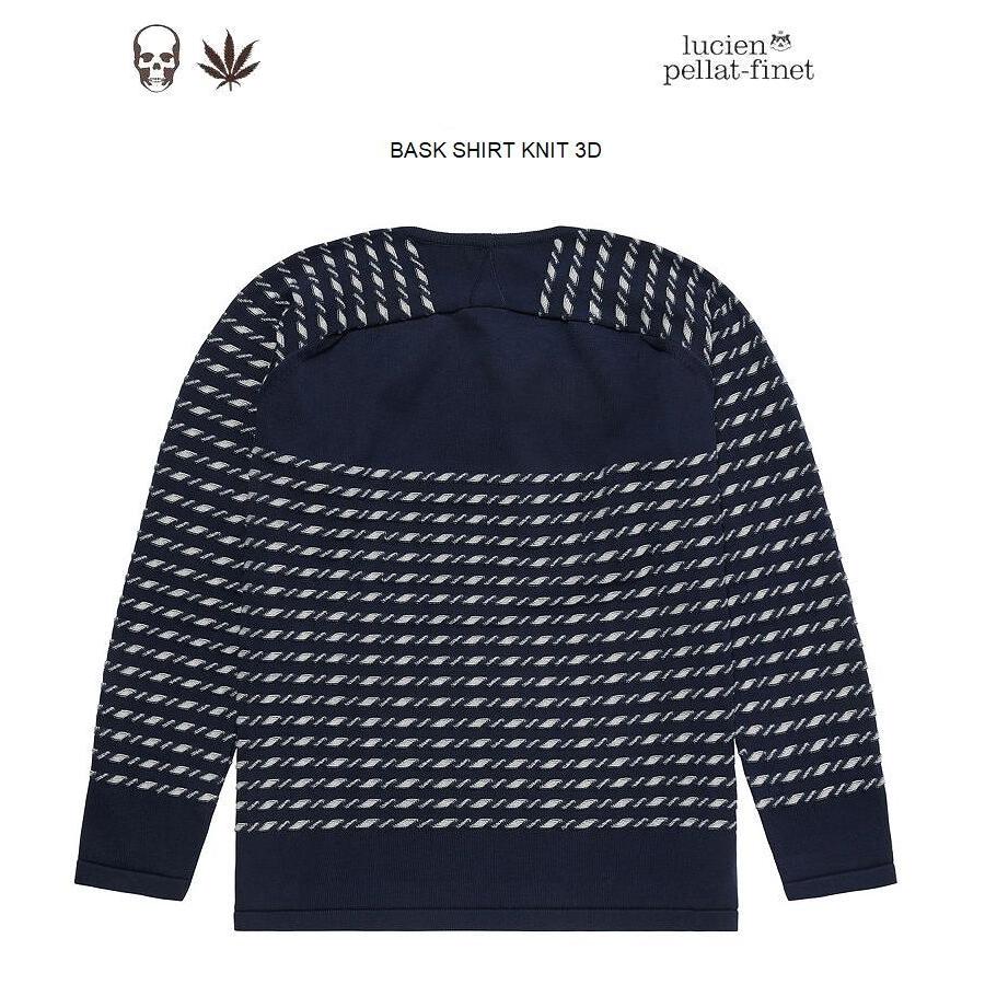 ルシアンペラフィネ マリニエール バスクシャツ 3D ボーダー ニット 