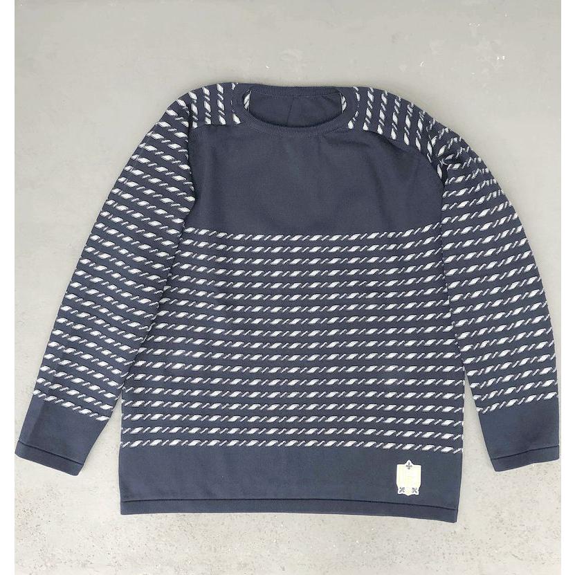 ルシアンペラフィネ マリニエール バスクシャツ 3D ボーダー ニット 