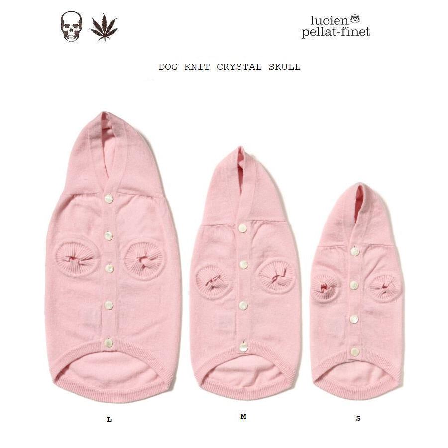 ルシアンペラフィネ カシミア カシミヤ ニット セレブ スカル 小型犬 犬服 Lucien Pellat-Finet（ルシアン・ペラフィネ） 犬服 カシミヤ混 ドッグ