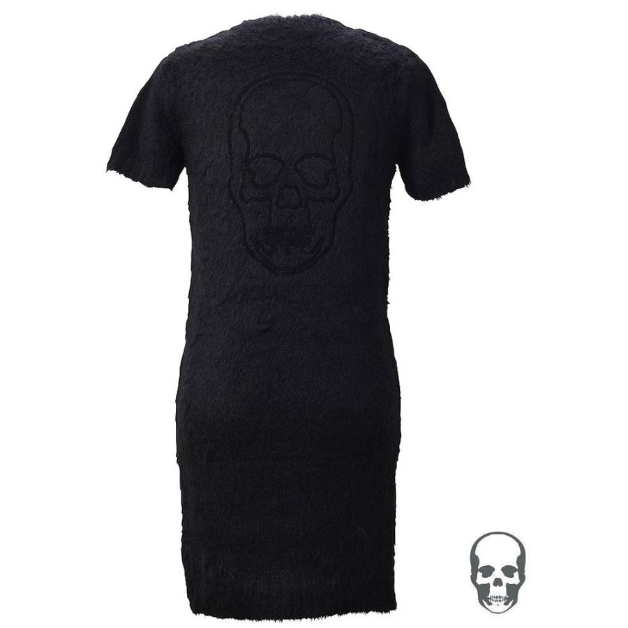 安い購入 ルシアンペラフィネ女性用 スカル ニットワンピース シルク100 ブラック 内祝い Zoetalentsolutions Com