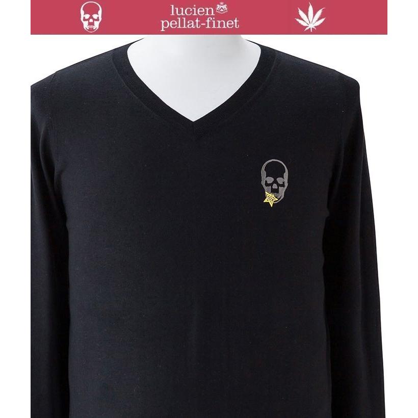 ルシアンペラフィネ 最高級カシミアニット メンズXSサイズ ベロスカル