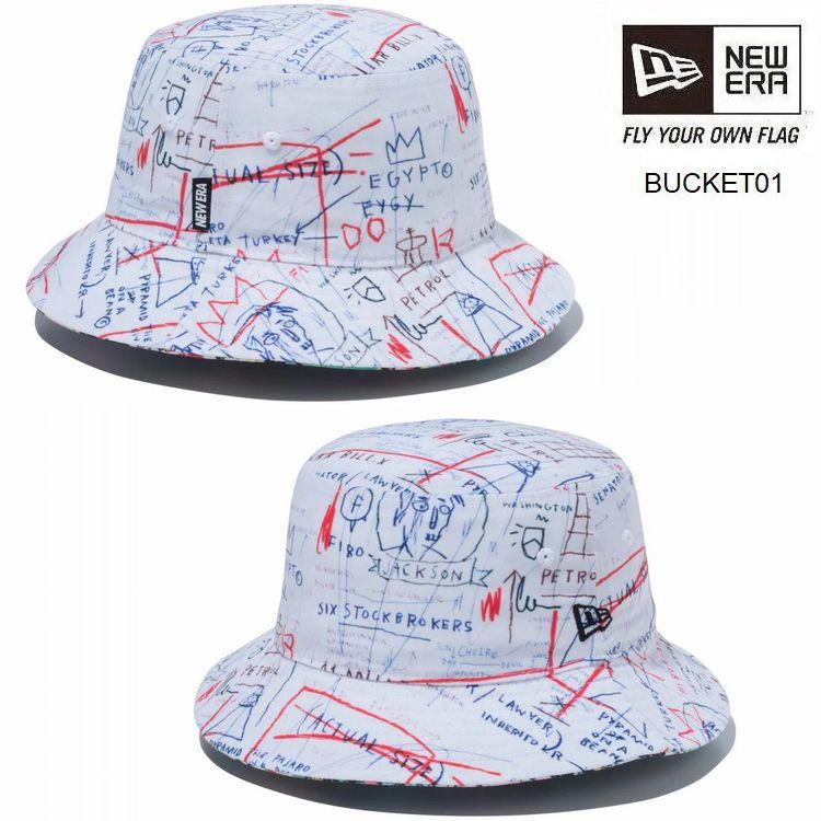 ニューエラ　NEW ERA　バケット01 リバーシブル　ジャン=ミシェル・バスキア オールオーバープリント　 JEAN MICHEL BASQUIAT　限定モデル　在庫限り　13772574｜kkp｜04