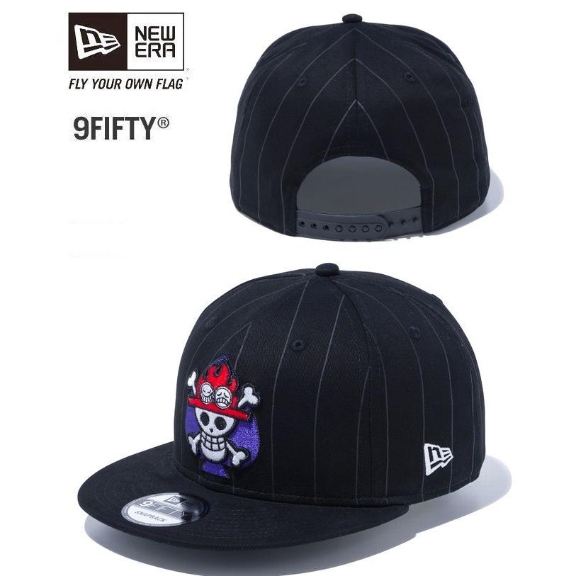 ニューエラ Newera ワンピース ポートガス D エース 海賊旗 ブラックストライプ One Piece 9fifty 週刊少年ジャンプ 限定モデル Newera9fiftyonepiece Knockknockpuchic 通販 Yahoo ショッピング