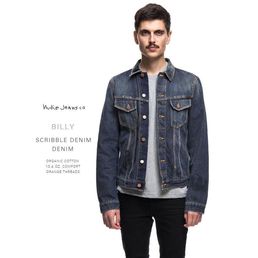 セール　SALE　ヌーディージーンズ　NudieJeans　限定モデル　BILLY　ビリー　Gジャン　デニムジャケット　北欧　スウェーデン  :nudiejeansbillyscrambledjkt:KnockKnockPuchic - 通販 - Yahoo!ショッピング