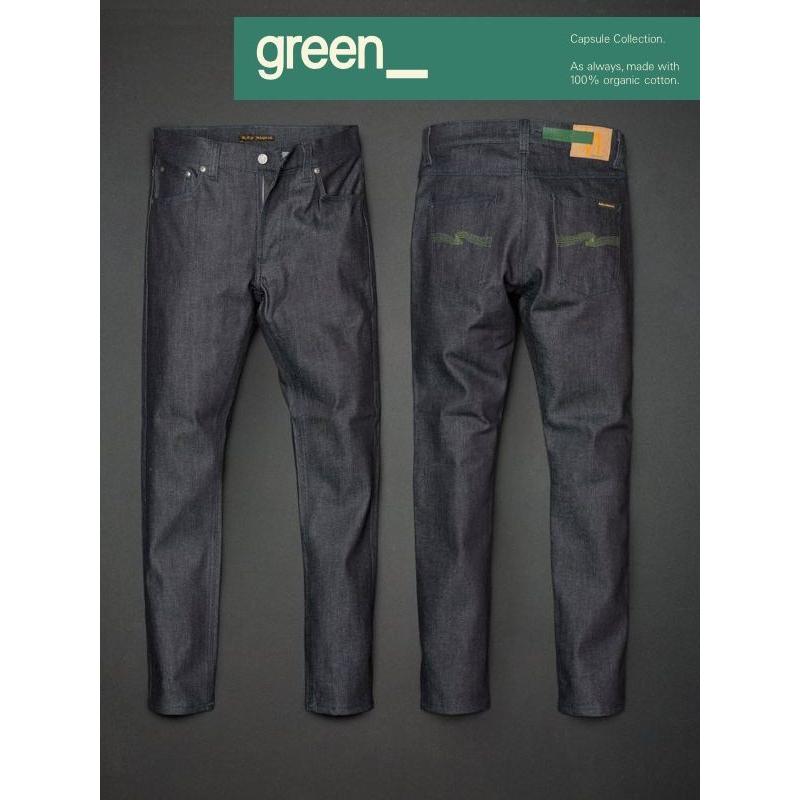 ヌーディージーンズ NudieJeans　グリーン限定カプセルコレクション　LeanDean リーンディーン  DRY GREEN　北欧　スウェーデン　デニム｜kkp