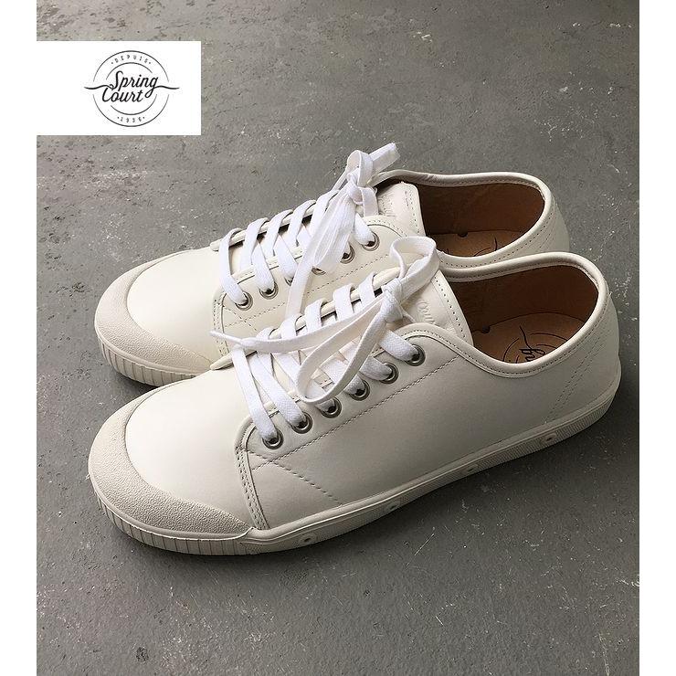スプリングコート Springcourt G2レザー ホワイト ナッパレザー フランス最古のスニーカーブランド ミント配合インソール メンズ スニーカー Springcourtltgfwm Knockknockpuchic 通販 Yahoo ショッピング