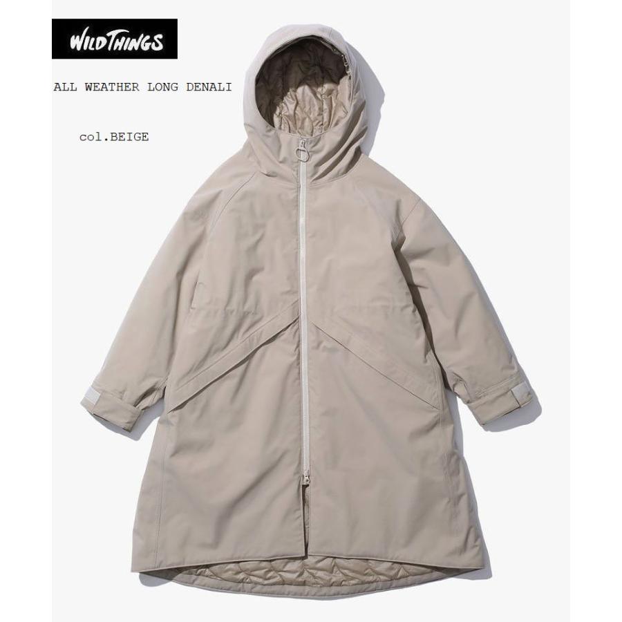 秋冬新作　WildThings　ワイルドシングス　オールウェザー　ロング　デナリ　プリマロフト内蔵　レディス　ALL WEATHER  LONG DENALI　コート : wildthingslongdenalibeige : KnockKnockPuchic   通販