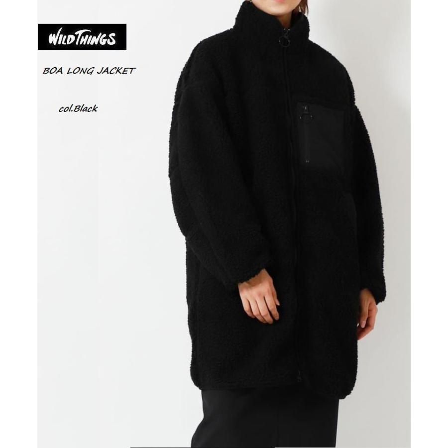 アウトレット値下 秋冬 Wildthings レディースファッション ワイルドシングス ボア ロング フリース ジャケット レディス レディス 女性用 Knockknockpuchicの秋冬 W S Boa Long Jacket Wildthingswsboalongjktblk Knockknockpuchic ショッピング卸売