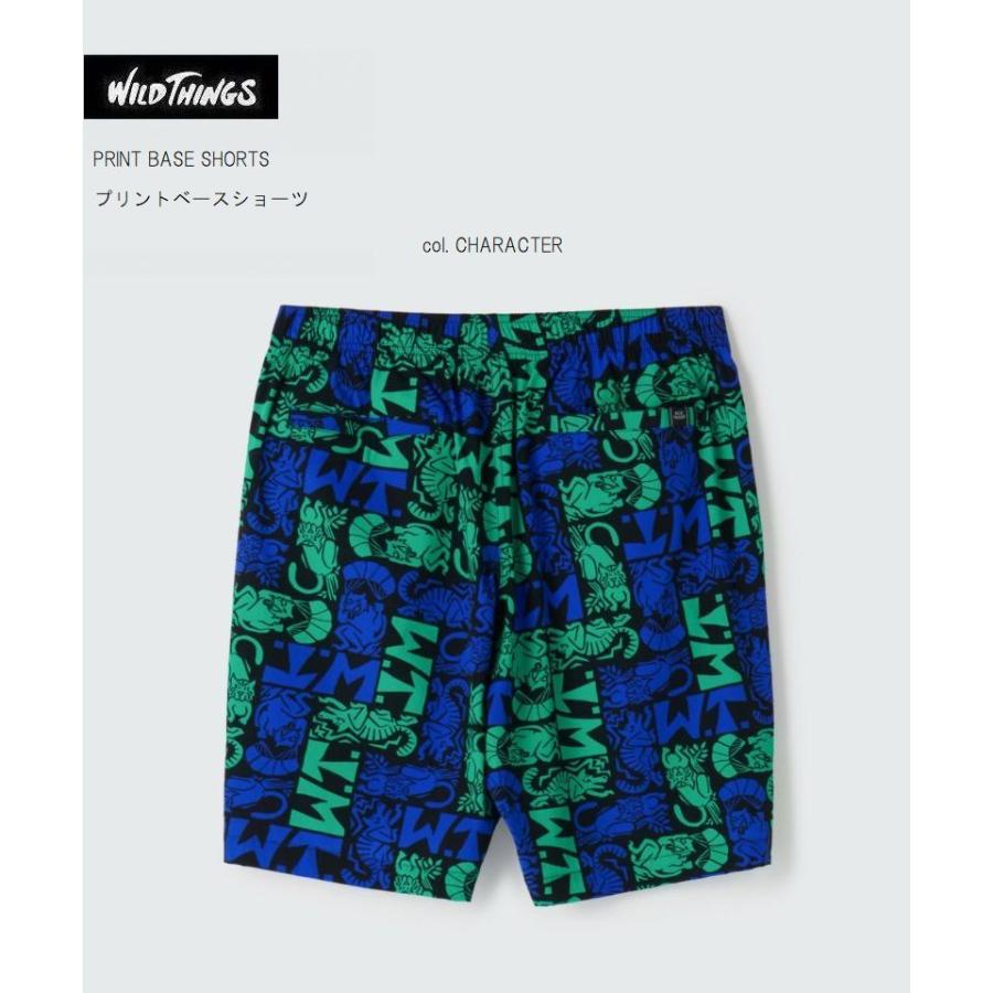 値下げしました新品WILD THINGS ショーツ&シャツ セットアップ　メンズ 2024春夏新作 ワイルドシングス プリント ベース ショーツ