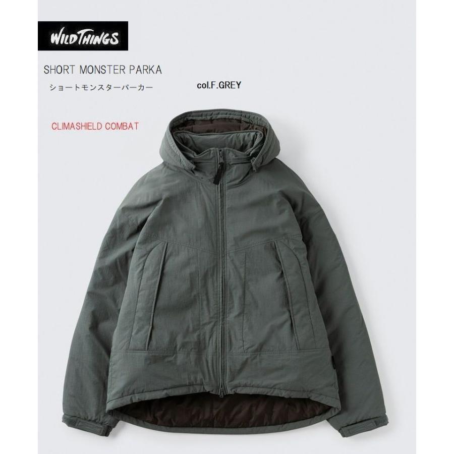 2024-2025秋冬新作 ワイルドシングス ショート モンスターパーカー