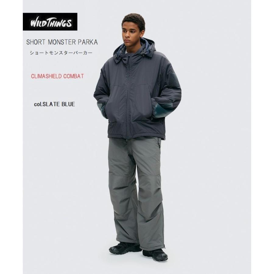 ワイルドシングス　ショートモンスターパーカー　ミリタリー セール】【WILDTHINGS / ワイルドシングス】ショートモンスター