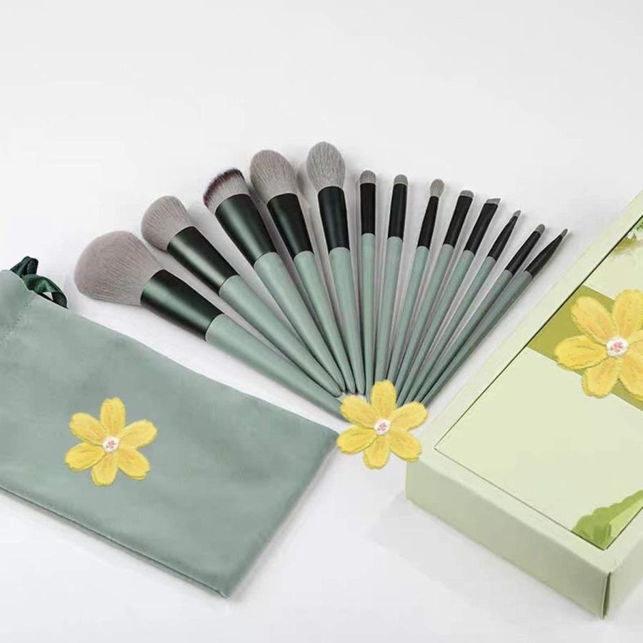 メイクブラシ 13本セット かわいい メイクブラシセット 柔らかい化粧筆 化粧ブラシセット 人気ファンデーションブラシ フェイスブラシ 収納 最大94 Offクーポン