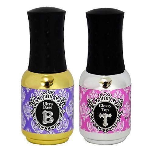 春新作の Nail Recipe ネイルレシピ ジェルネイル ジェル トップコート ノンワイプトップジェル ベースジェル ノンサンディング 2本 セ