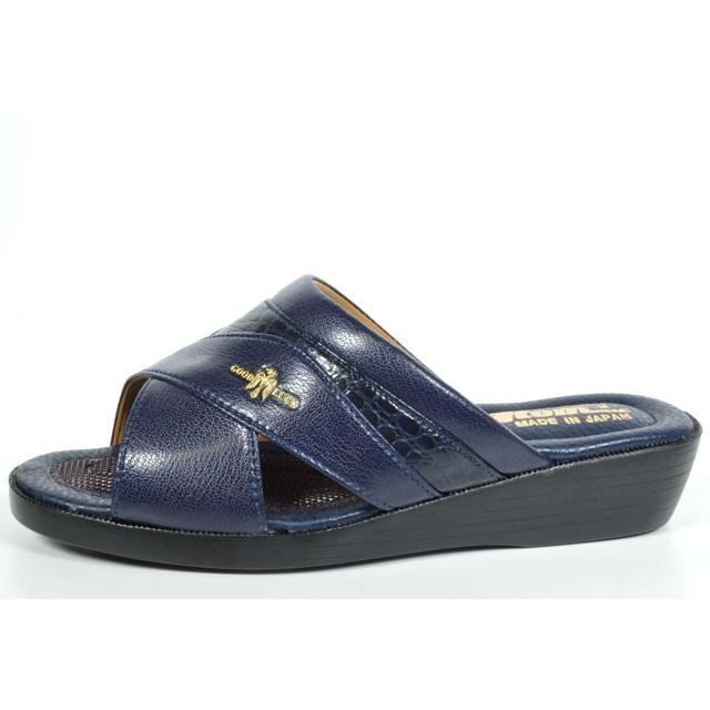 送料無料 北海道 沖縄除く メンズサンダル 1231 メンズヘップサンダル つっかけ 鼻緒付き メンズ 紳士 日本製 黒 紺 靴 1231 シューズショップ シンプル 通販 Yahoo ショッピング