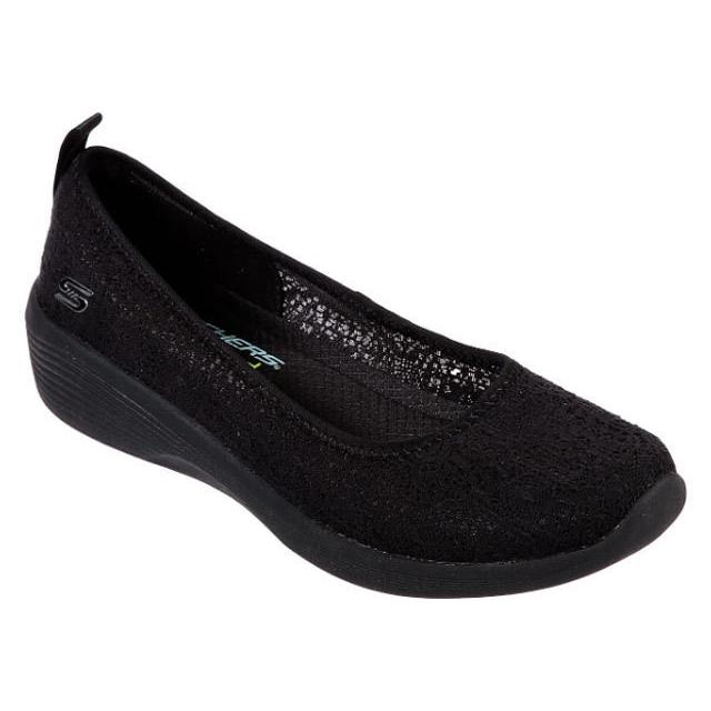 skechers airy days black