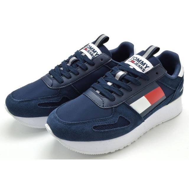 送料無料 [北海道、沖縄除く] TOMMY JEANS トミー ジーンズ EM00410 LIFESTYLE RUNNER メンズスニーカー 靴 紳士  ネイビー ホワイト :em00410:シューズショップ シンプル - 通販 - Yahoo!ショッピング