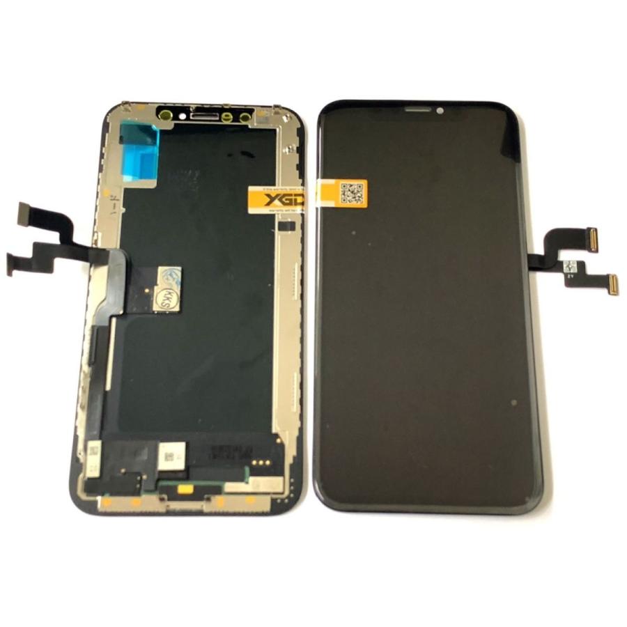OLED iPhoneXS 超高品質 互換 有機EL 液晶 フロントパネル ( ガラス 