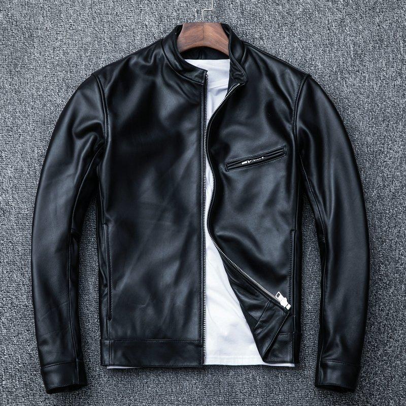 税込 ライダース バイク 本革 メンズ レザージャケット 革ジャン メンズファッション レザージャケット 革ジャン ジャケット 羊革 レザーコート ミリタリー ジャケット ブランド 細身 スリムタイプ ショート シングル ジャケット