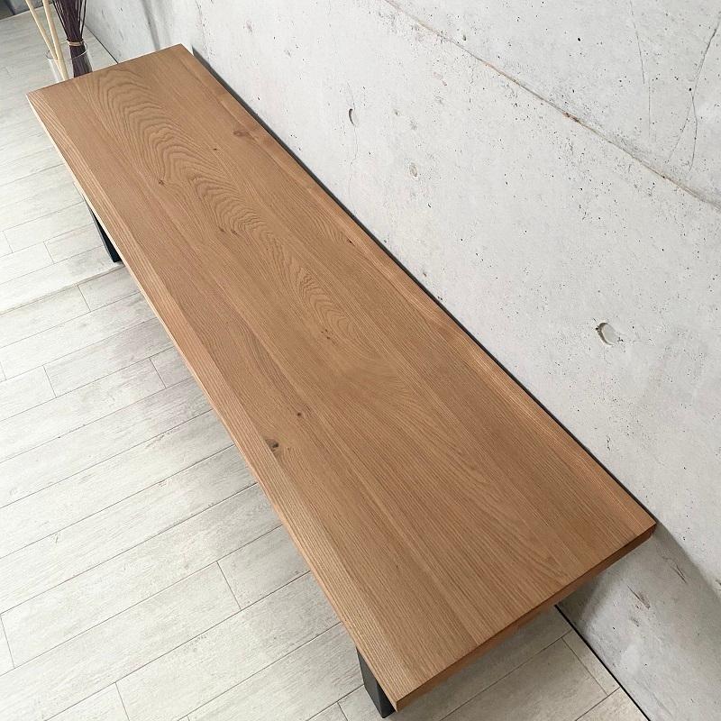 河口家具製作所 ダイニングベンチ 無垢材 木製 椅子 イス チェア