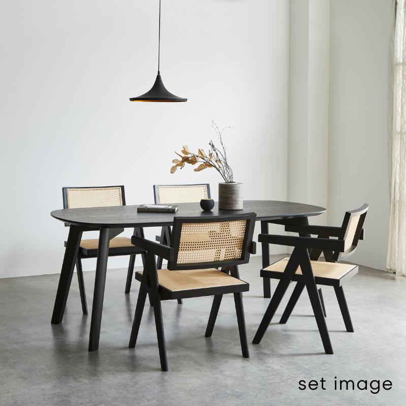 河口家具製作所 ダイニングテーブル 単品 160cm 4人 6人 タモ