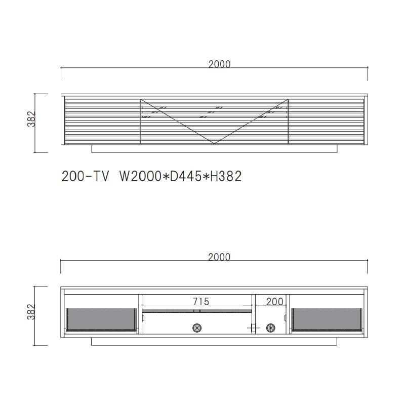 河口家具製作所 テレビ台 おしゃれ シンプル 国産 日本製 200 テレビ