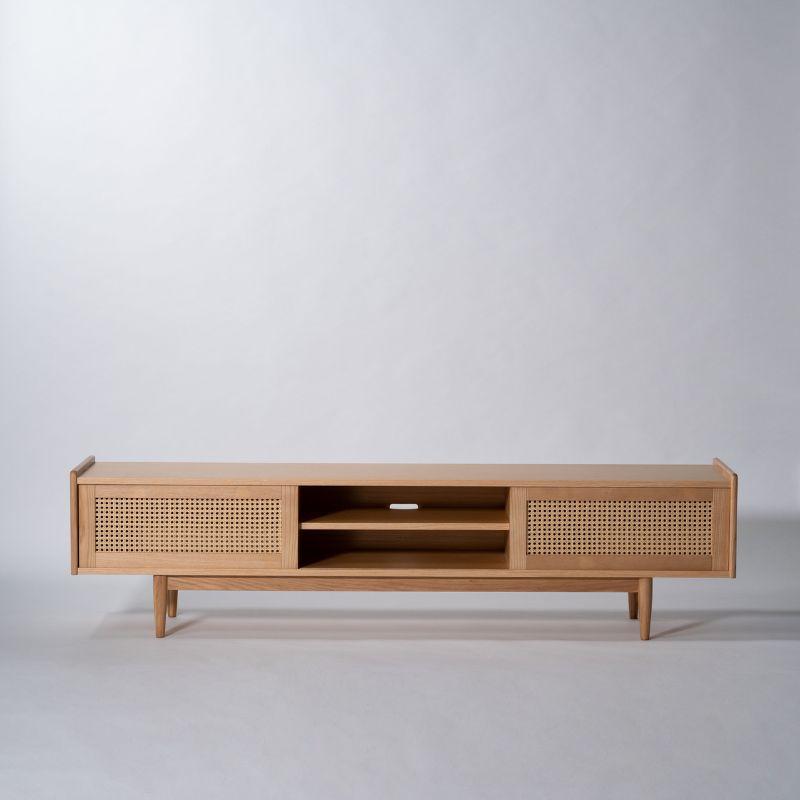 河口家具製作所 テレビ台 テレビボード ローボード ラタン調 180cm TV