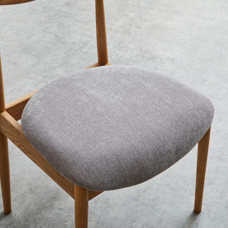 北欧風 グレー ファブリック ダイニングチェア 北欧風 ダイニングチェア 肘付き ファブリック ブルー グレー ブラウン