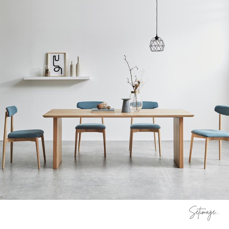 ダイニングチェア 椅子 イス チェアー 木製チェア ファブリックチェア