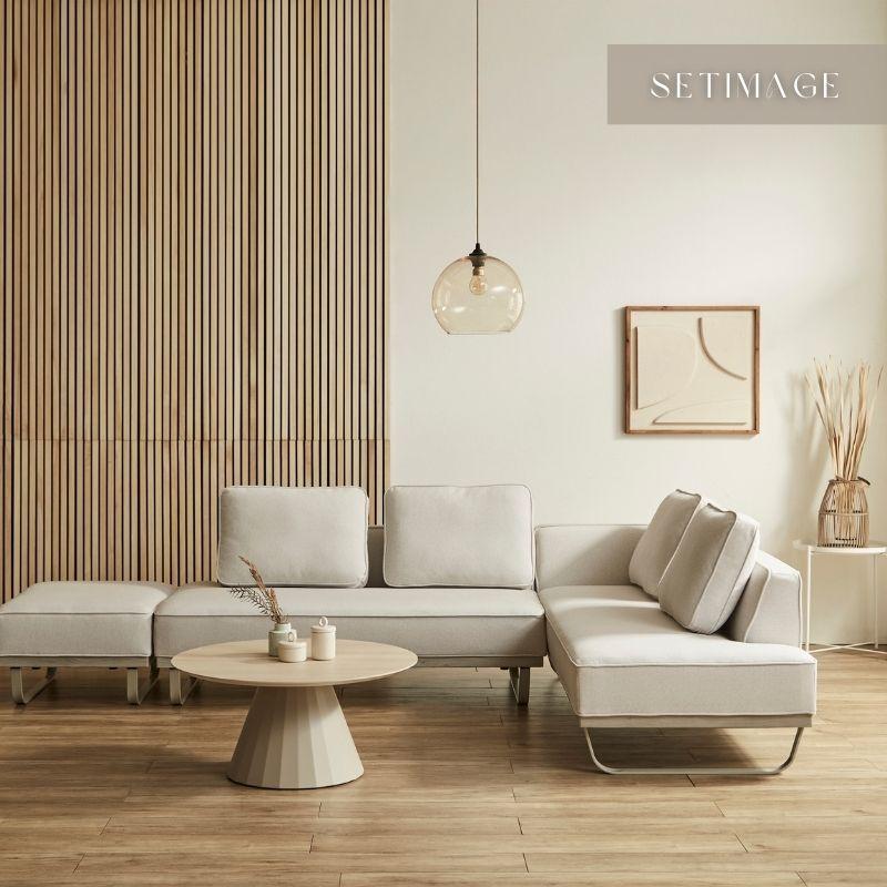 ベージュ 円形センターテーブル 80cm ベージュ 円形センターテーブル 80cm