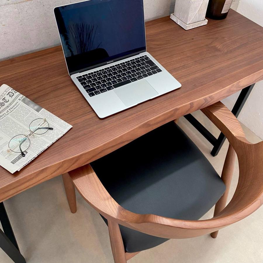 河口家具製作所 デスク PCデスク 140 単品 ワークテーブル おしゃれ 机