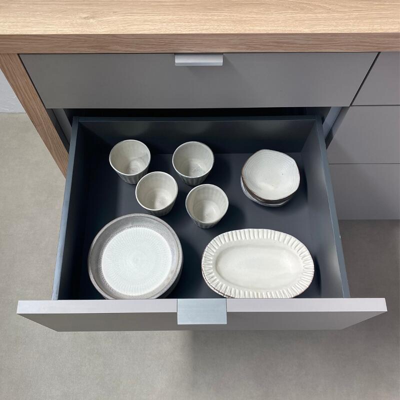 河口家具製作所 キッチンカウンター 食器棚 ロータイプ カップボード