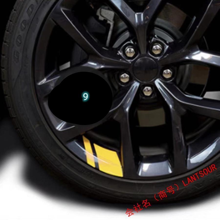 三菱 Mitsubishi ホイールリング 自動車用タイヤ 装飾 カーアクセサリー リム エンブレム ステッカー アウトランダー PHEV エクリプスクロス コルト｜kkszksl｜11