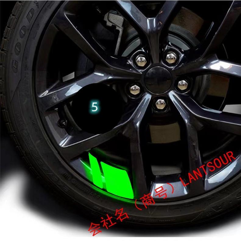 三菱 Mitsubishi ホイールリング 自動車用タイヤ 装飾 カーアクセサリー リム エンブレム ステッカー アウトランダー PHEV エクリプスクロス コルト｜kkszksl｜07
