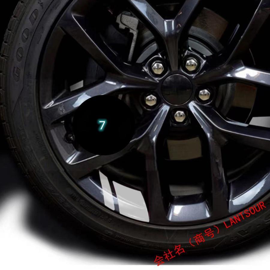 三菱 Mitsubishi ホイールリング 自動車用タイヤ 装飾 カーアクセサリー リム エンブレム ステッカー アウトランダー PHEV エクリプスクロス コルト｜kkszksl｜09