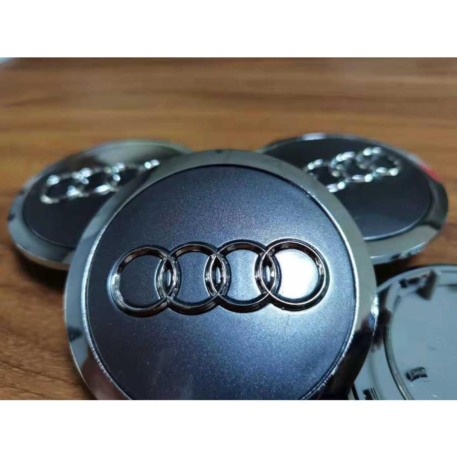 A1 アウディAudi ホイール センターキャップ おしゃれな逸品　保護 カー 自動車用 防塵 外径69mm ハブキャップ 4個セット｜kkszksl｜02